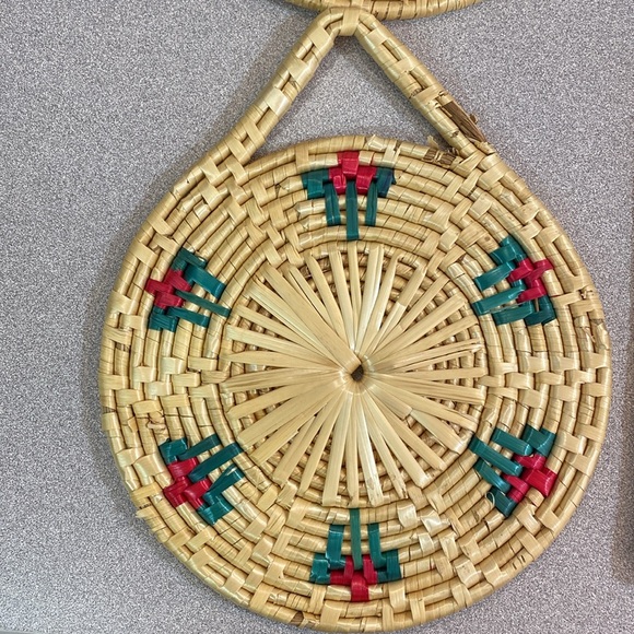 Vintage boho trivet lot - Picture 3 of 12